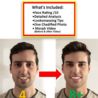 Face Rating, Analysis, Looksmaxxing, Chadification