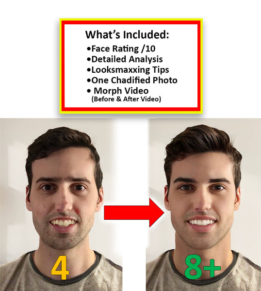 Face Rating, Analysis, Looksmaxxing, Chadification – Chadify